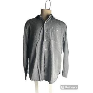 Tommy Bahama Men Button Down Shirt Collared Long Sleeves Plaid & Pockets Sz L Bl